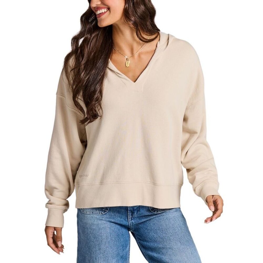 Life Is Good® Womens  Terry Boxy Pullover